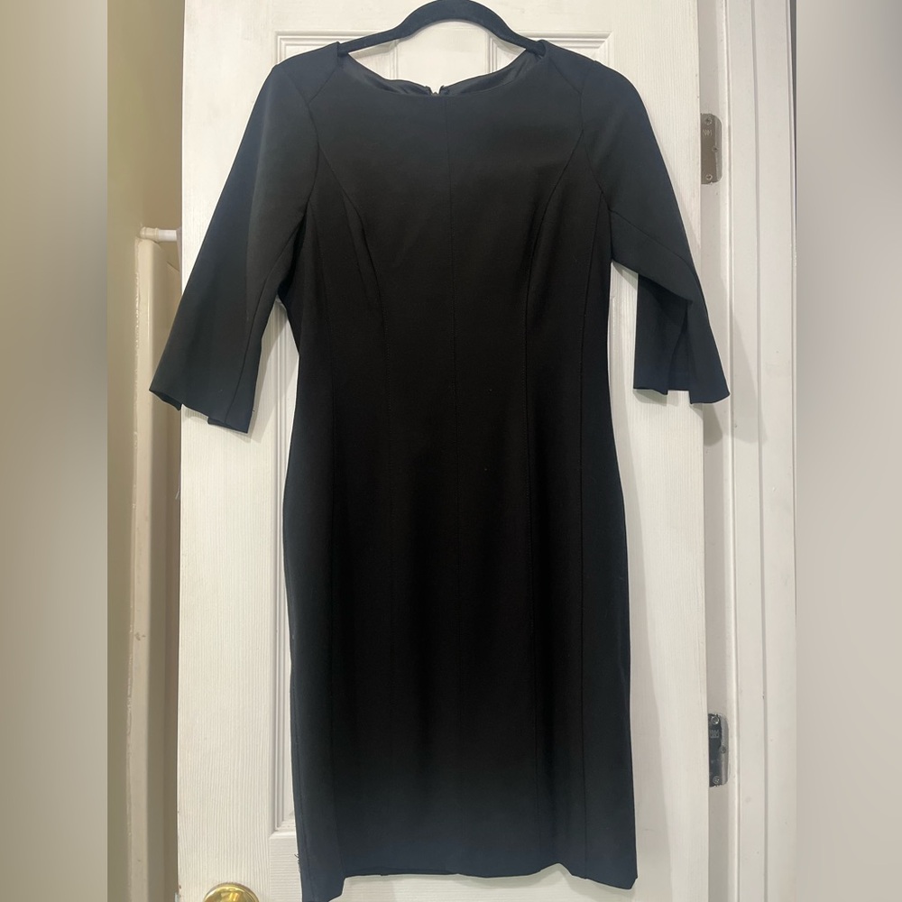 White House Black Market Sheath Dress with Flared Elbow Sleeves